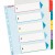 SEPARATOARE INDEX CARTON 1-5 REINSCRIPTIBIL ESSELTE