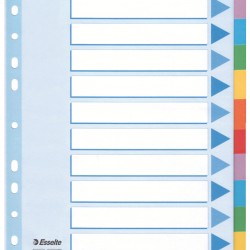 SEPARATOARE INDEX CARTON 12 COLI STANDARD ESSELTE