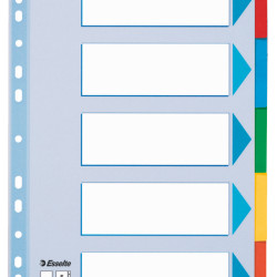 SEPARATOARE INDEX CARTON 5 COLI STANDARD ESSELTE