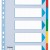SEPARATOARE INDEX CARTON 5 COLI STANDARD ESSELTE