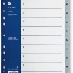 SEPARATOARE INDEX PLASTIC 1-10 NOKI