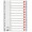 SEPARATOARE INDEX PLASTIC 1-12 ESSELTE