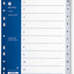 SEPARATOARE INDEX PLASTIC 1-12 NOKI