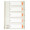 SEPARATOARE INDEX PLASTIC 1-5 ESSELTE