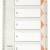 SEPARATOARE INDEX PLASTIC 1-5 ESSELTE