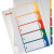 SEPARATOARE INDEX PLASTIC 1-5 IMPRIMABIL ESSELTE