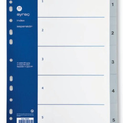 SEPARATOARE INDEX PLASTIC 1-5 NOKI