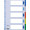 SEPARATOARE INDEX PLASTIC 5 CULORI ESSELTE