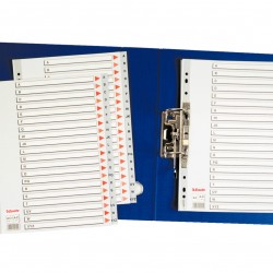 SEPARATOARE INDEX PLASTIC A-Z ESSELTE
