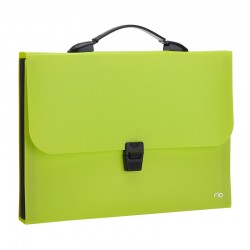 SERVIETA PLASTIC CU MANER 13 COMPART. DIV. CUL. NEON DELI