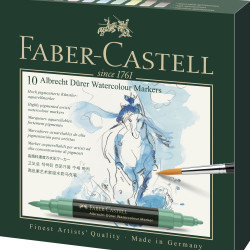 SET 10 MARKERE SOLUBILE A.DURER FABER-CASTELL