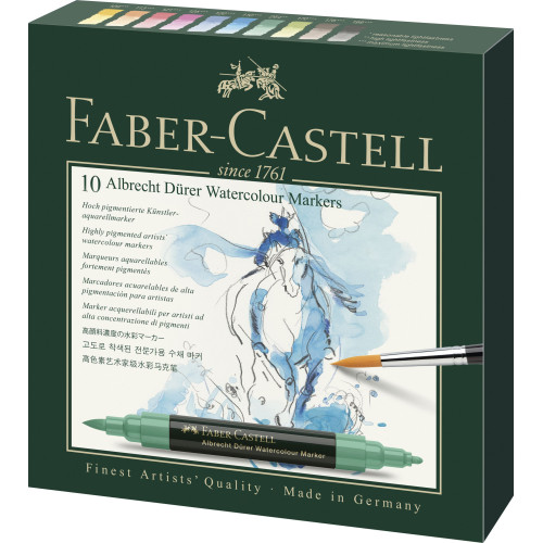 SET 10 MARKERE SOLUBILE A.DURER FABER-CASTELL