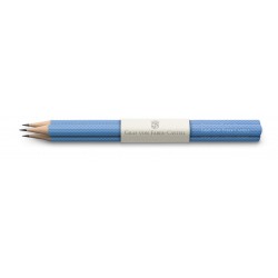 SET 3 CREIOANE GRAFIT GUILLOCHE BLEU GULF GRAF VON FABER-CASTELL