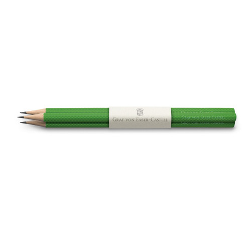 SET 3 CREIOANE GRAFIT GUILLOCHE VERDE VIPER GRAF VON FABER-CASTE