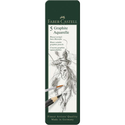 SET 5 BUC CREION GRAFIT AQUARELLE FABER-CASTELL