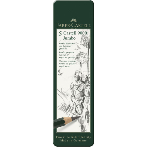SET 5 BUC CREION GRAFIT CASTELL JUMBO FABER-CASTELL