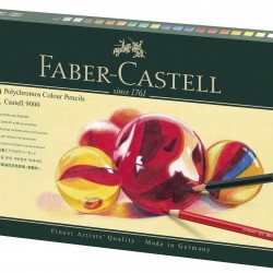 SET CADOU 20CR COLORATE POLYCHROMOS+4 CR GRAFIT CASTELL+ACC F-C