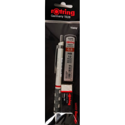 SET CREION MECANIC 0.5MM TIKKY+MINA+RADIERA 30 ROTRING