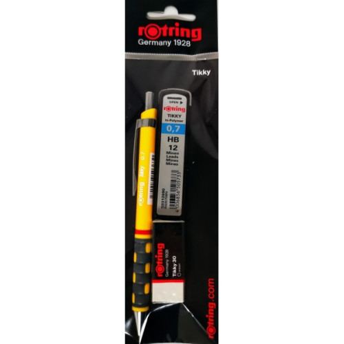 SET CREION MECANIC 0.7MM TIKKY+MINA+RADIERA 30 ROTRING