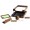 SET DE BIROU DIN LEMN STEJAR 6 PIESE