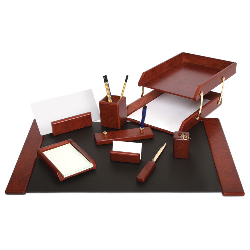 SET DE BIROU DIN LEMN VISINIU 9 PIESE