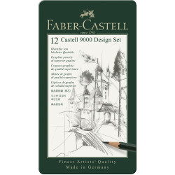 SET DESIGN 12 BUC CREION GRAFIT CASTELL 9000 FABER-CASTELL