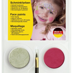 SET PICTURA PENTRU FATA 4 CULORI + PENSULA PRINTESA EBERHARD FAB