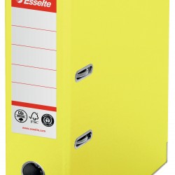 BIBLIORAFT CARTON RECICLAT 7.5CM GALBEN NR1 POWER FSC ESSELTE
