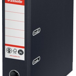 BIBLIORAFT CARTON RECICLAT 7.5CM NEGRU NR1 POWER FSC ESSELTE