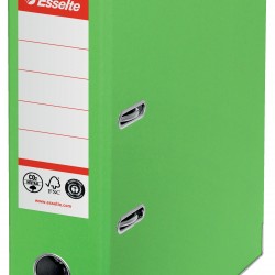 BIBLIORAFT CARTON RECICLAT 7.5CM VERDE NR1 POWER FSC ESSELTE