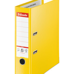 BIBLIORAFT PLASTIFIAT INT-EXT 8CM GALBEN JUMBO PLUS ESSELTE