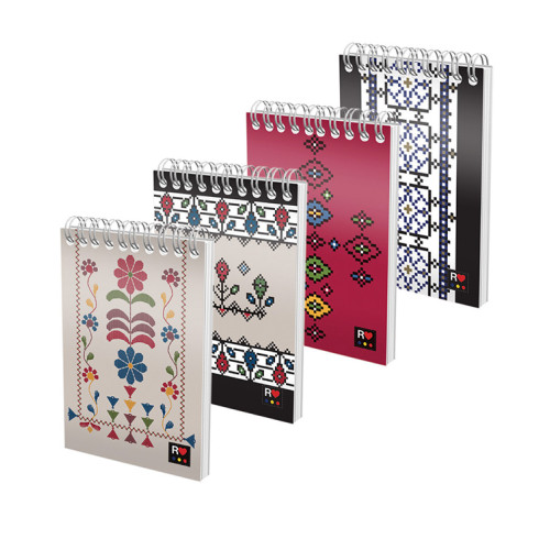 BLOC NOTES SPIRA A6 80F AR ETHNO DIVERSE MODELE PIGNA