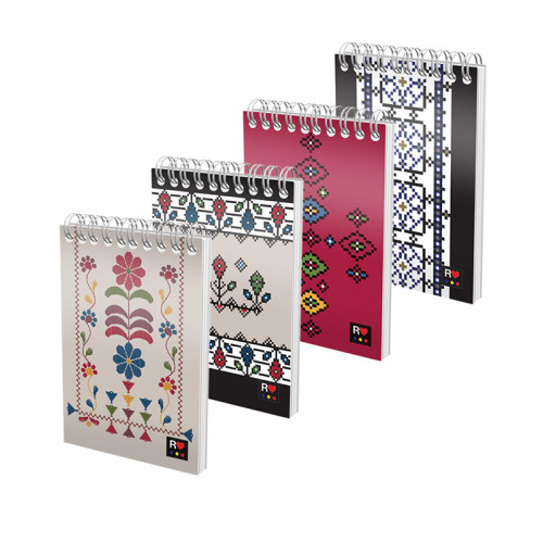 BLOC NOTES SPIRA A6 80F DR ETHNO DIVERSE MODELE PIGNA