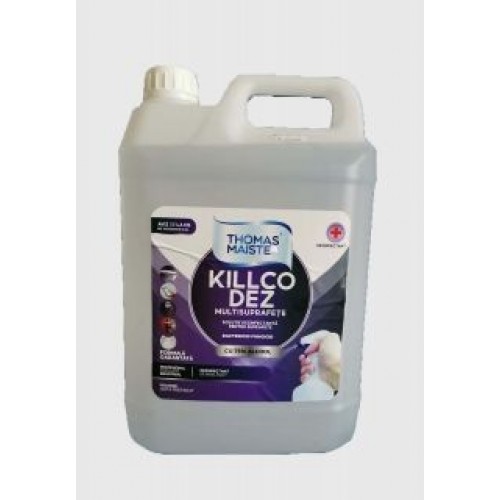 DEZINFECTANT SUPRAFETE 5L KILLCODEZ THOMAS MAISTER (75% ALCOOL)