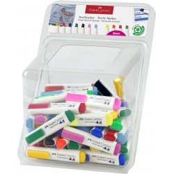 DISPLAY 60 BUC MARKER TEXTIL FABER-CASTELL