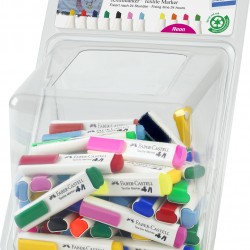 DISPLAY 60 BUC MARKER TEXTIL FABER-CASTELL