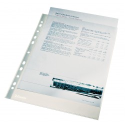 FOLIE PROTECTIE A4 CRISTAL 40 MICRONI 100/TOP ESSELTE