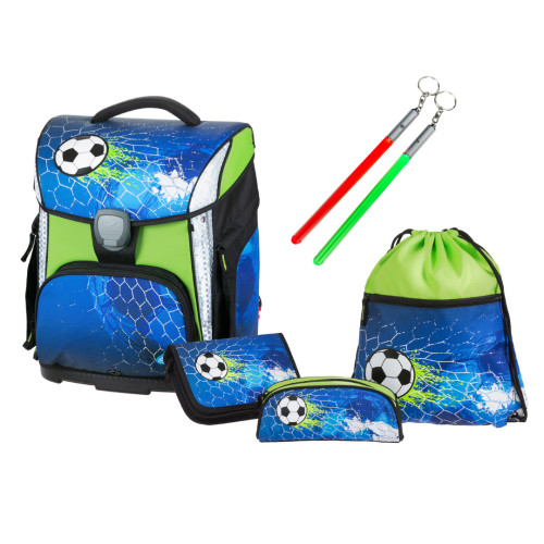 GHIOZDAN FOTBAL 2 ALBASTRU + PENAR, ETUI, SAC SPORT SCHNEIDERS