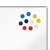 MAGNETI WHITEBOARD 13MM 10/SET NOBO