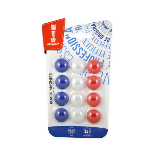 MAGNETI WHITEBOARD 20MM 12 BUC/SET MEMO BE