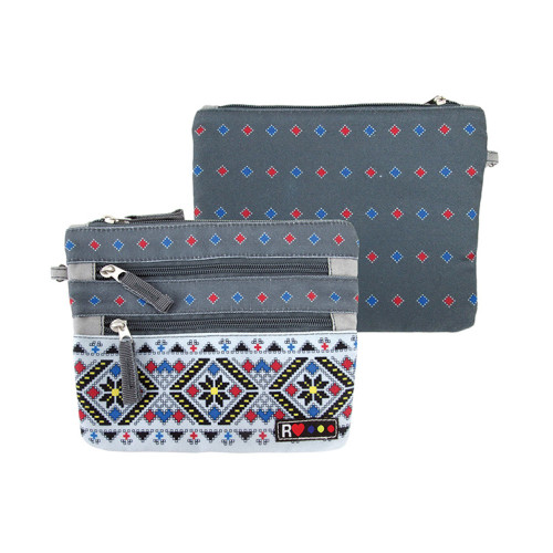 PENAR ETUI DREPTUNGHIULAR 3 FERMOARE ETHNO MODEL 4 PIGNA
