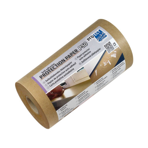 ROLA AUTOADEZIVA KRAFT 50G 15CM*50M PENTRU PROTECTIE SUPRAFETE INFO NOTES