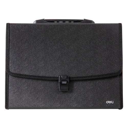 SERVIETA PLASTIC RIGID CU MANER 7 COMPART. NEAGRA DELI