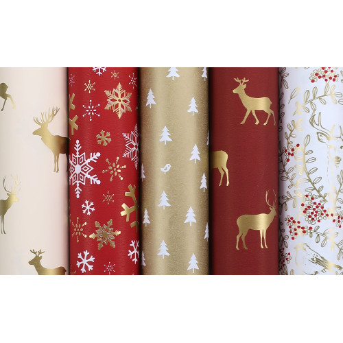 HARTIE AMBALAJ ROLA 70CM X 2M CHARMING WINTER ROTOLUX