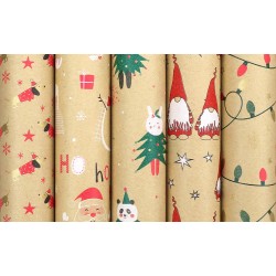 HARTIE AMBALAJ ROLA 70CM X 2M CHRISTMAS FAIRYTALE ROTOLUX