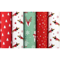 HARTIE AMBALAJ ROLA 70CM X 2M SANTAS HELPERS ROTOLUX