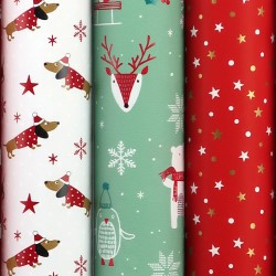HARTIE AMBALAJ ROLA 70CM X 2M SANTAS HELPERS ROTOLUX