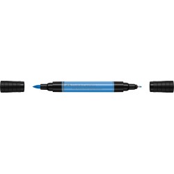 PITT ARTIST PEN DUAL MARKER ALBASTRU ULTRAMARIN 120 FABER-CASTELL