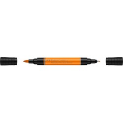 PITT ARTIST PEN DUAL MARKER PORTOCALIU GLAZURAT 113 FABER-CASTELL
