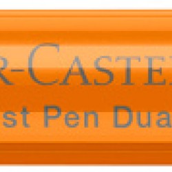 PITT ARTIST PEN DUAL MARKER PORTOCALIU GLAZURAT 113 FABER-CASTELL